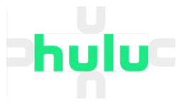 Hulu logo, horizontal version, on a transparent background