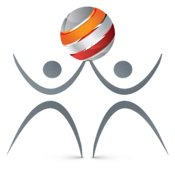 Human logo, icon version, on a transparent background
