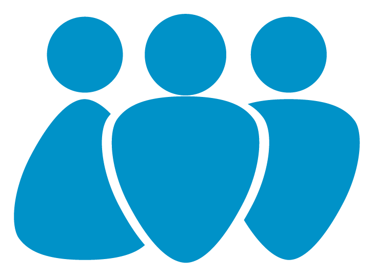 Human logo on a transparent background