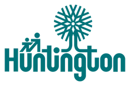 Huntington logo, horizontal version, on a transparent background