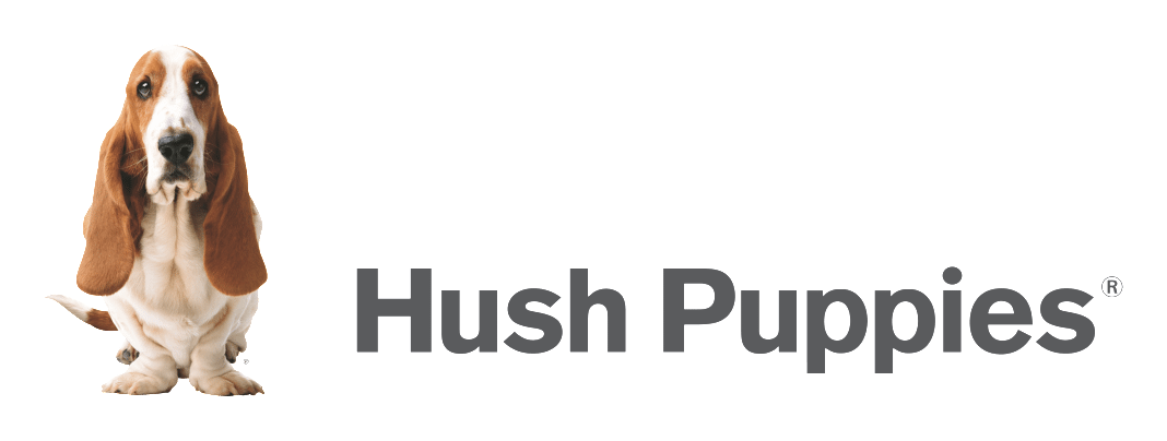 Hush Puppies logo on a transparent background