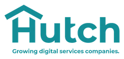 Hutch logo, horizontal version, on a transparent background