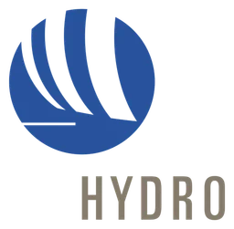 Hydro logo, icon version, on a transparent background