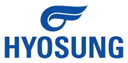 Hyosung logo, horizontal version, on a transparent background