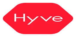 Hyves logo, horizontal version, on a transparent background