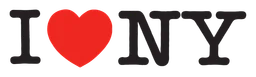 Logo I Love New York, version logotype, sur fond transparent