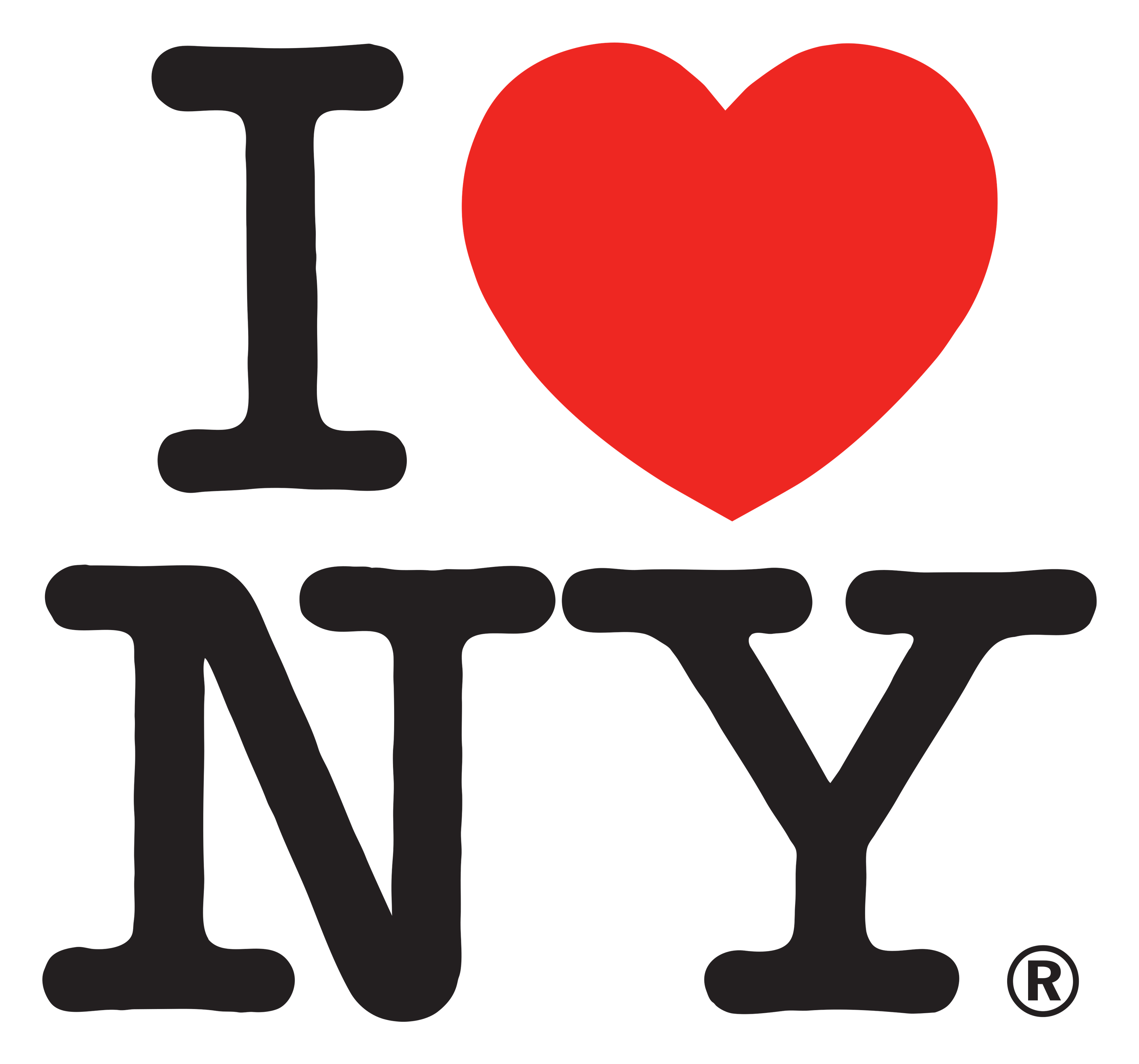 Logo I Love New York sur fond transparent