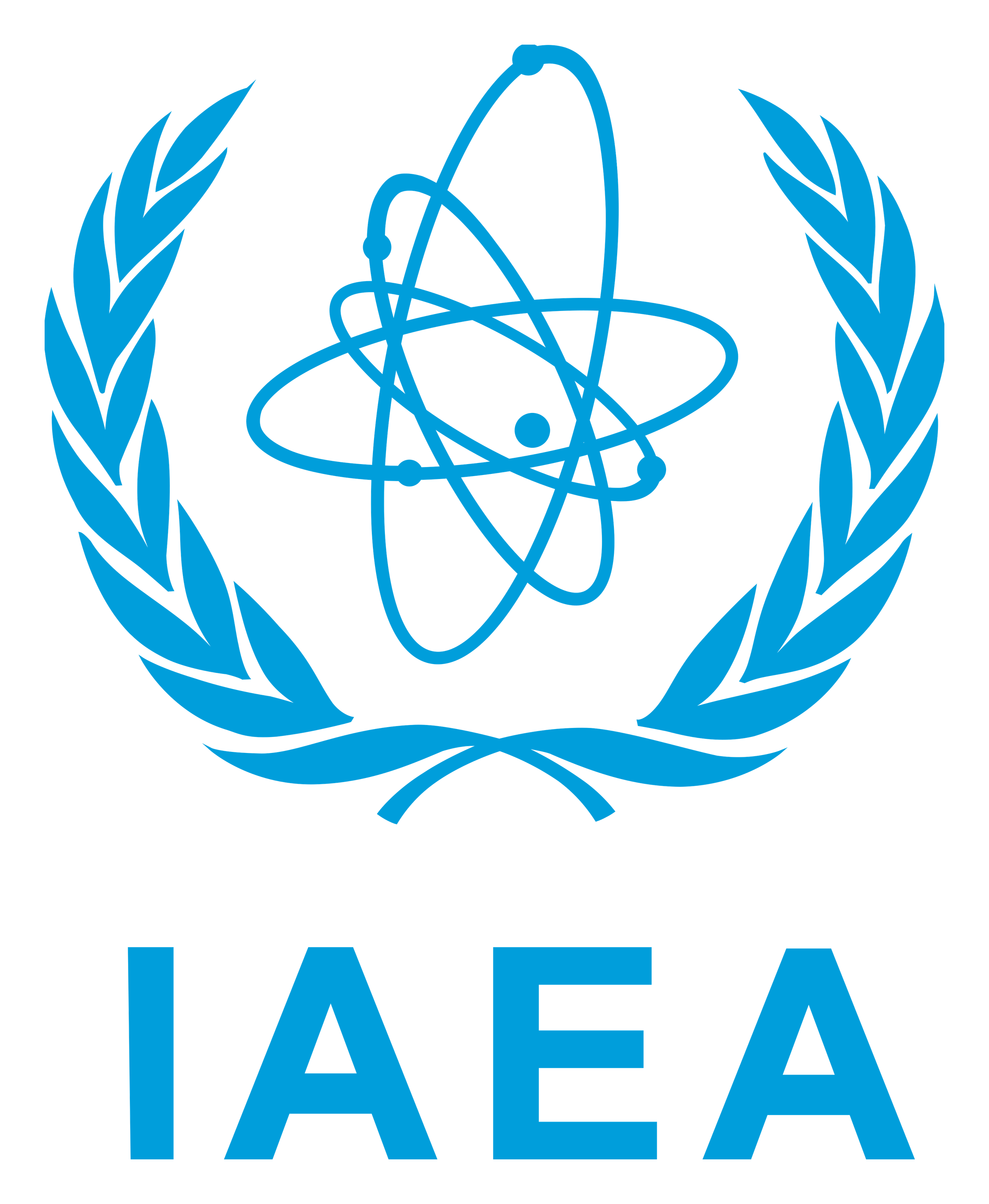 Iaea logo on a transparent background
