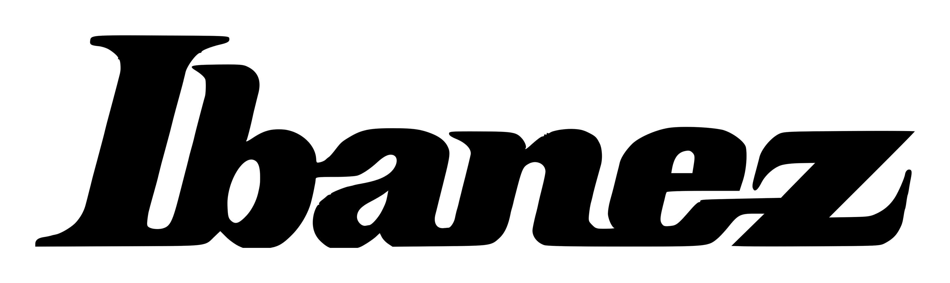Ibanez logo on a transparent background