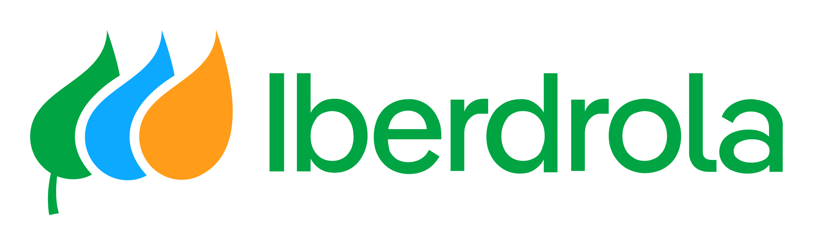 Iberdrola logo on a transparent background