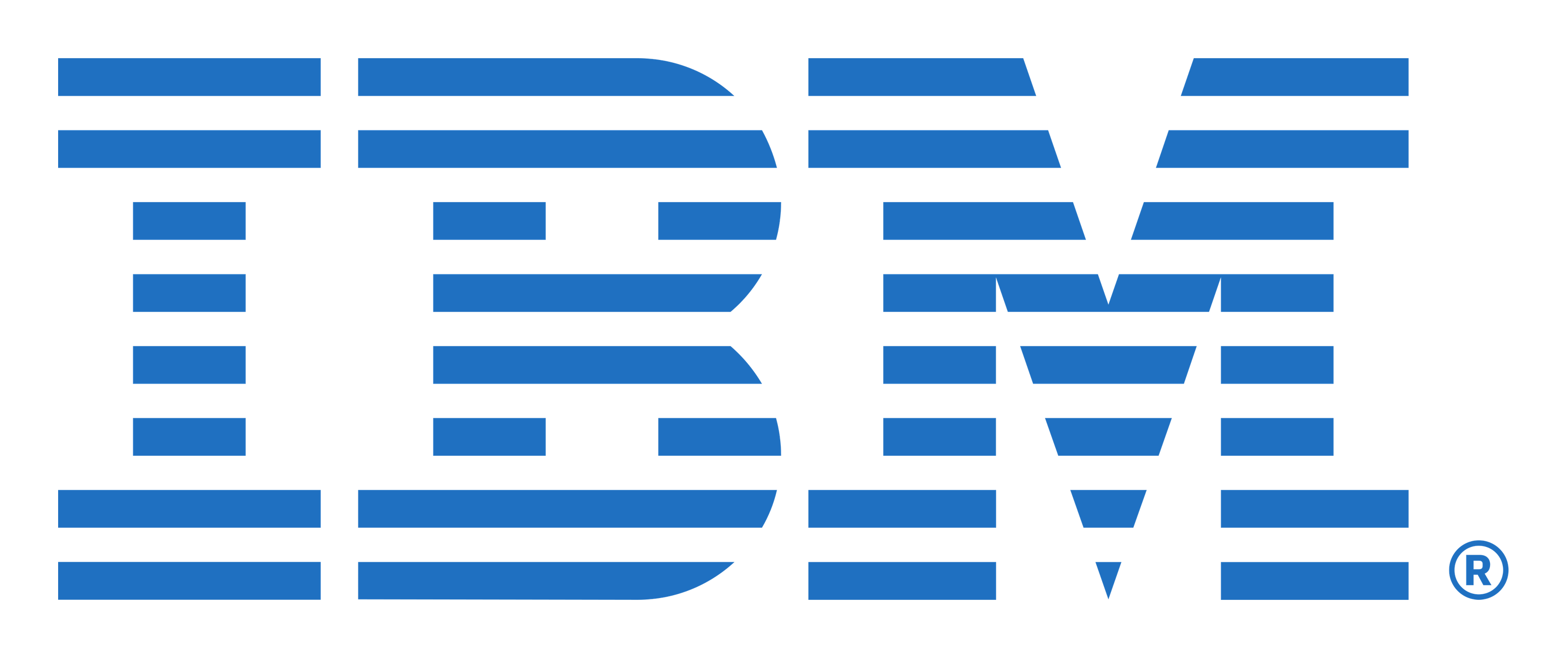 IBM logo on a transparent background