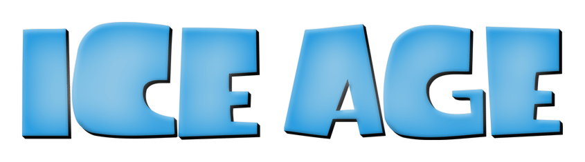 Ice Age logo on a transparent background