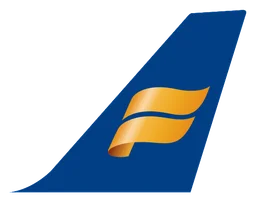 Icelandair logo, horizontal version, on a transparent background