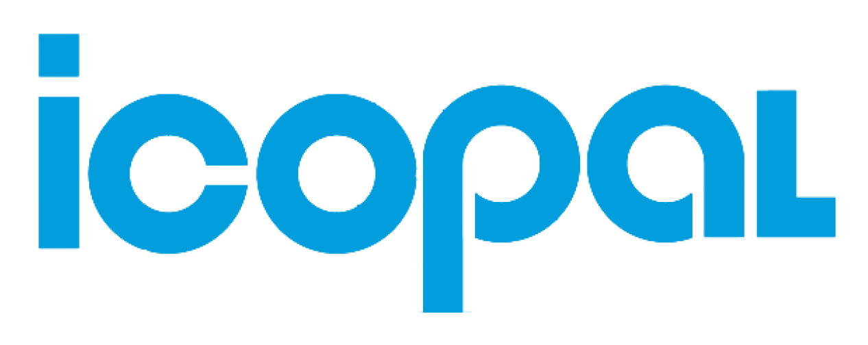 Icopal logo on a transparent background