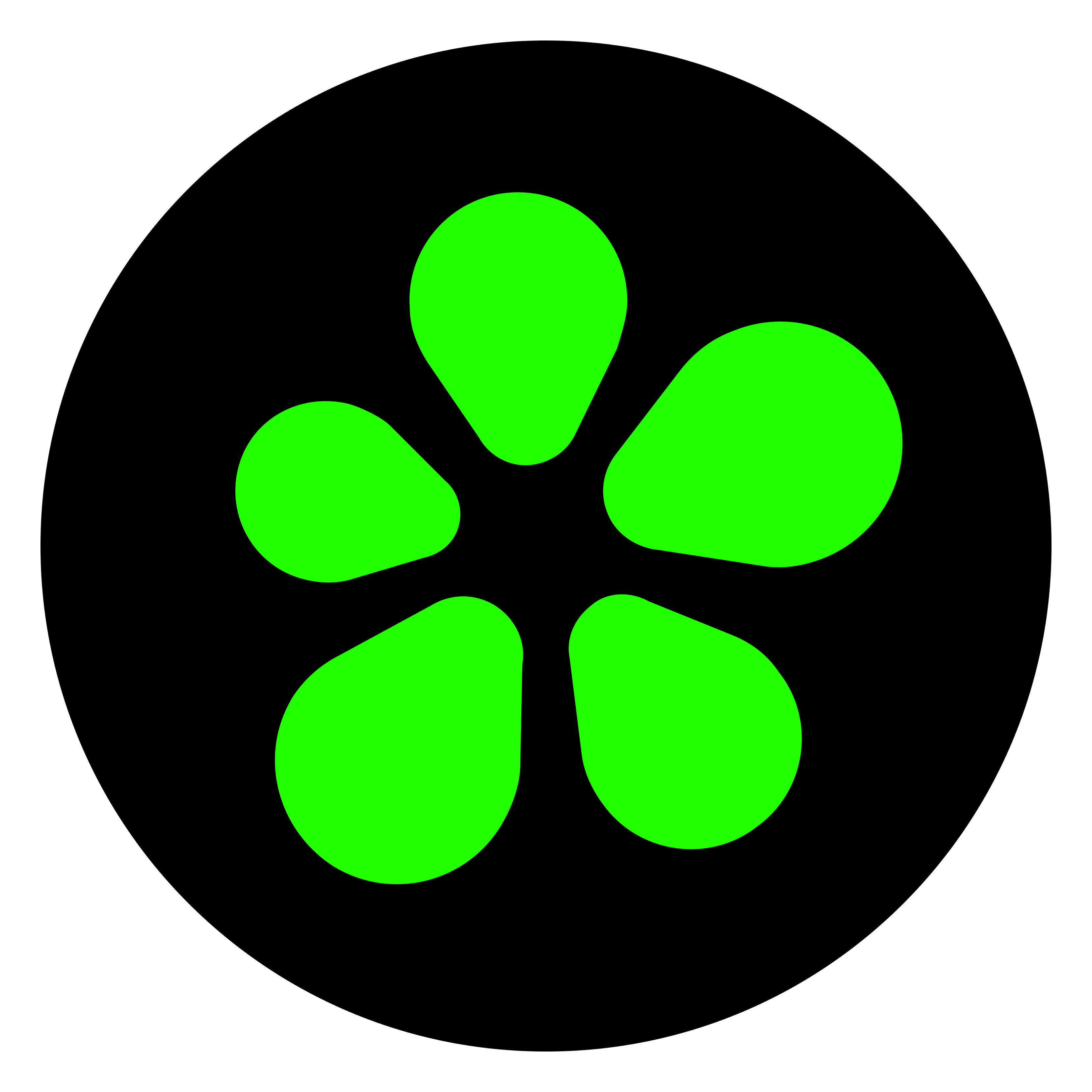 Icq logo on a transparent background