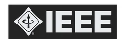 Ieee logo, monochrome wordmark version, on a transparent background