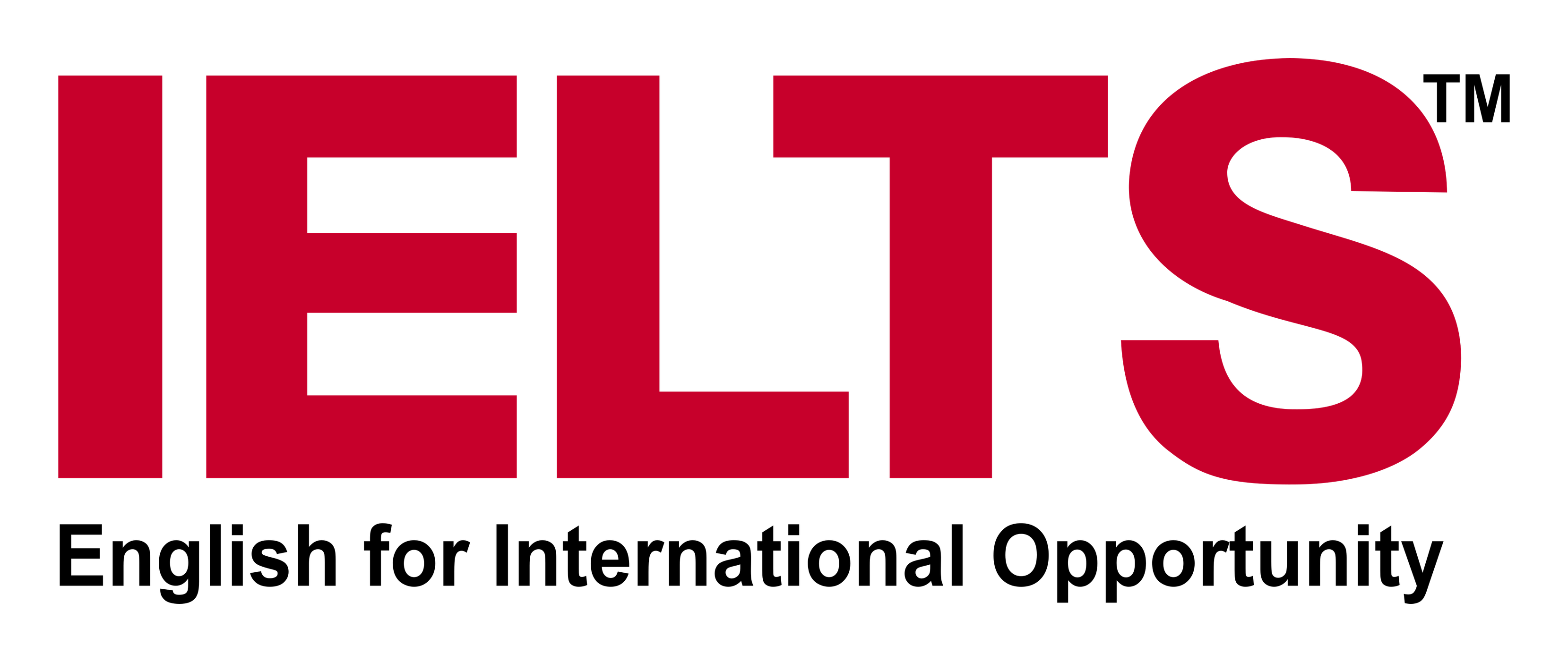 Ielts logo on a transparent background