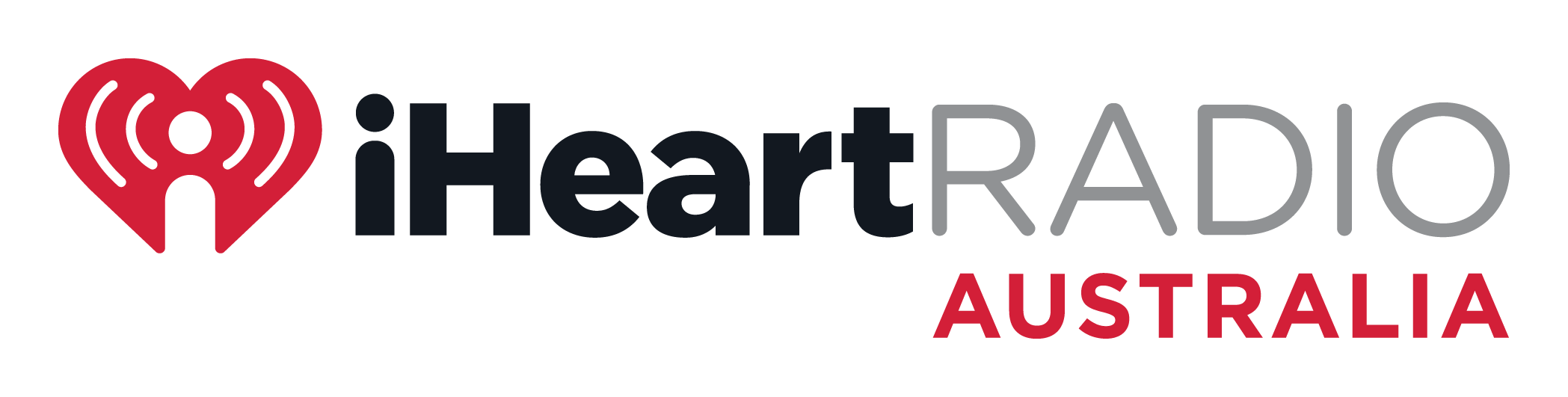 Iheartradio logo on a transparent background