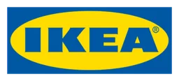 IKEA logo, horizontal version, on a transparent background