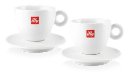 Illy logo, white version, on a transparent background