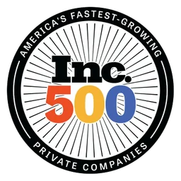 Inc 500 logo, monochrome icon version, on a transparent background