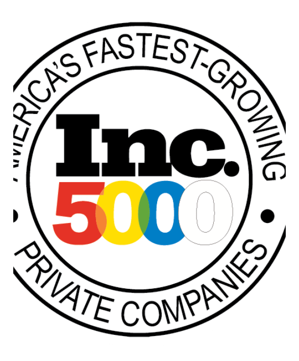 Inc 500 logo, white icon version, on a transparent background