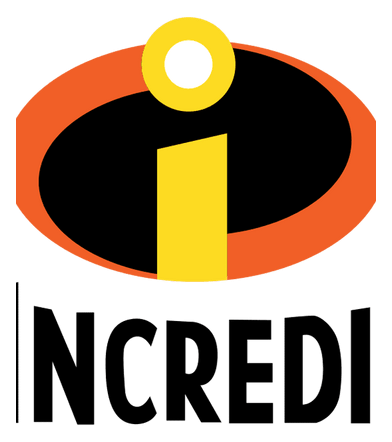 Incredibles logo, icon version, on a transparent background