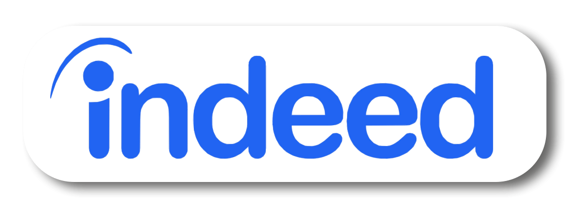 Indeed logo on a transparent background