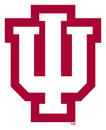 Indiana Hoosiers logo, icon version, on a transparent background