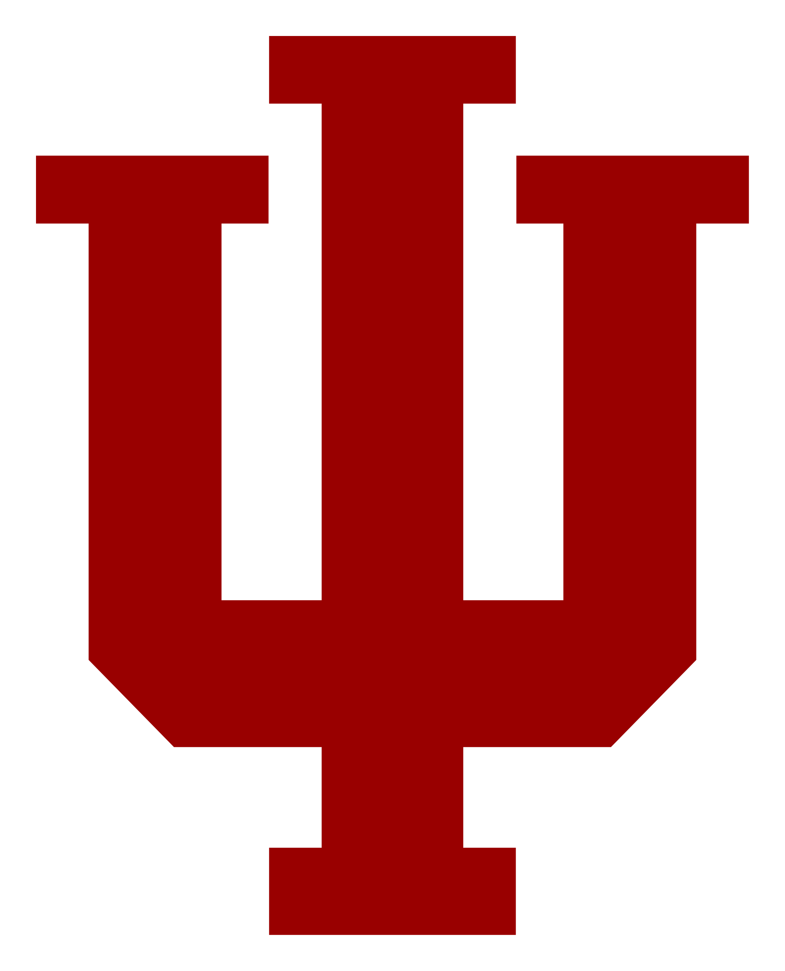 Indiana Hoosiers logo on a transparent background