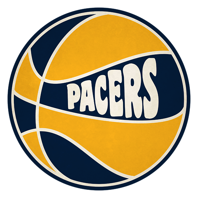 Indiana Pacers logo on a transparent background