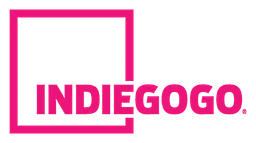 Indiegogo logo, horizontal version, on a transparent background