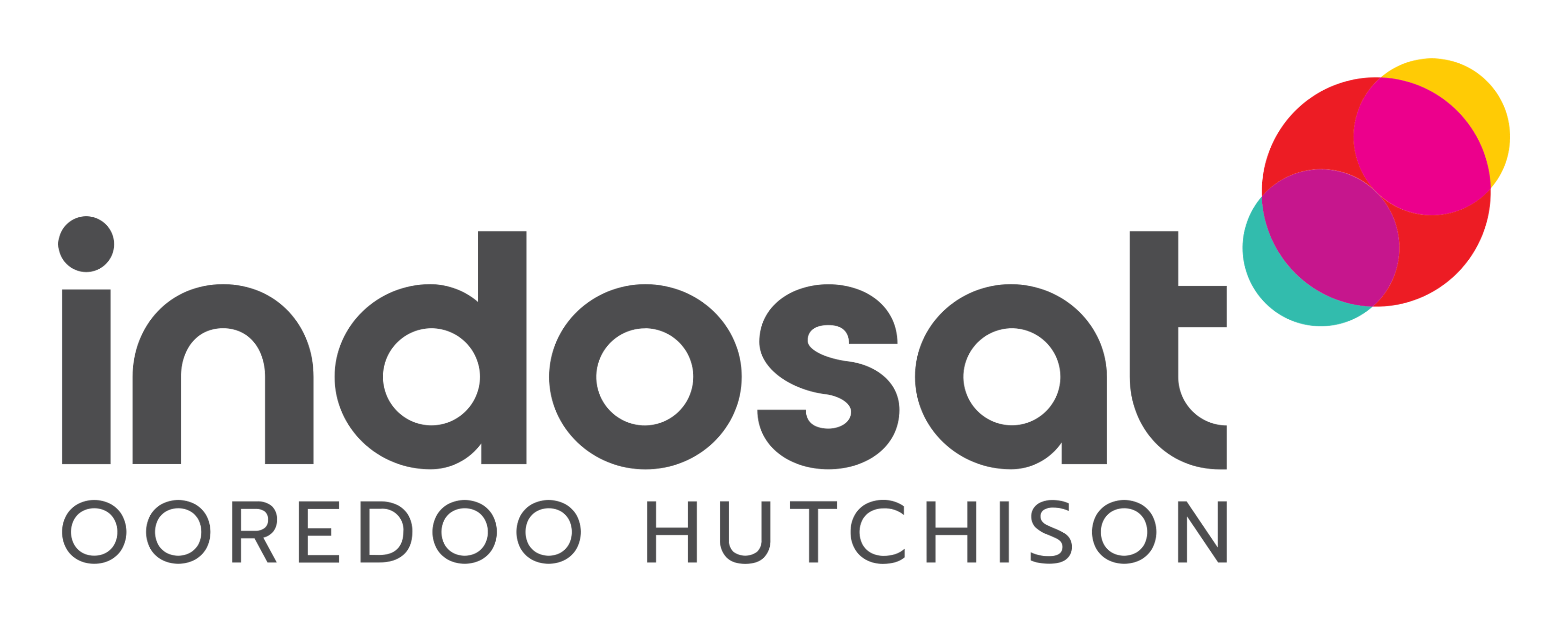 Logo de Indosat sobre fondo transparente