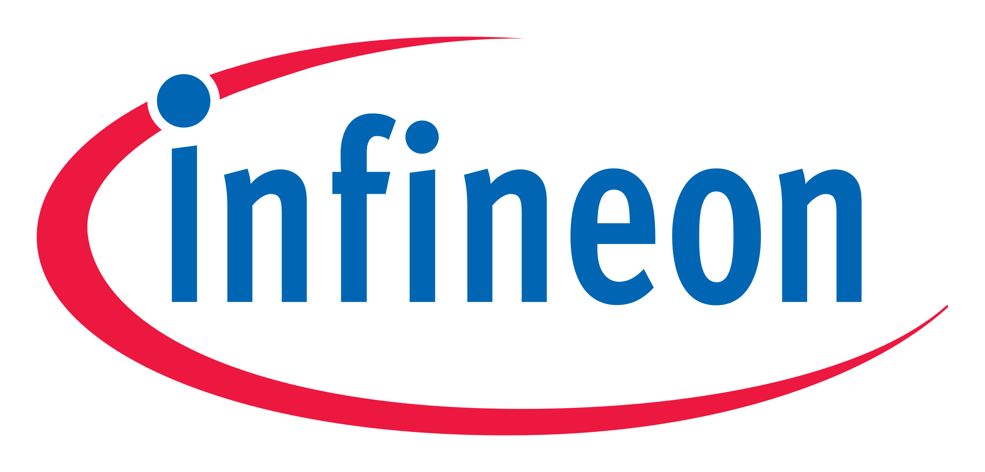 Infineon logo on a transparent background