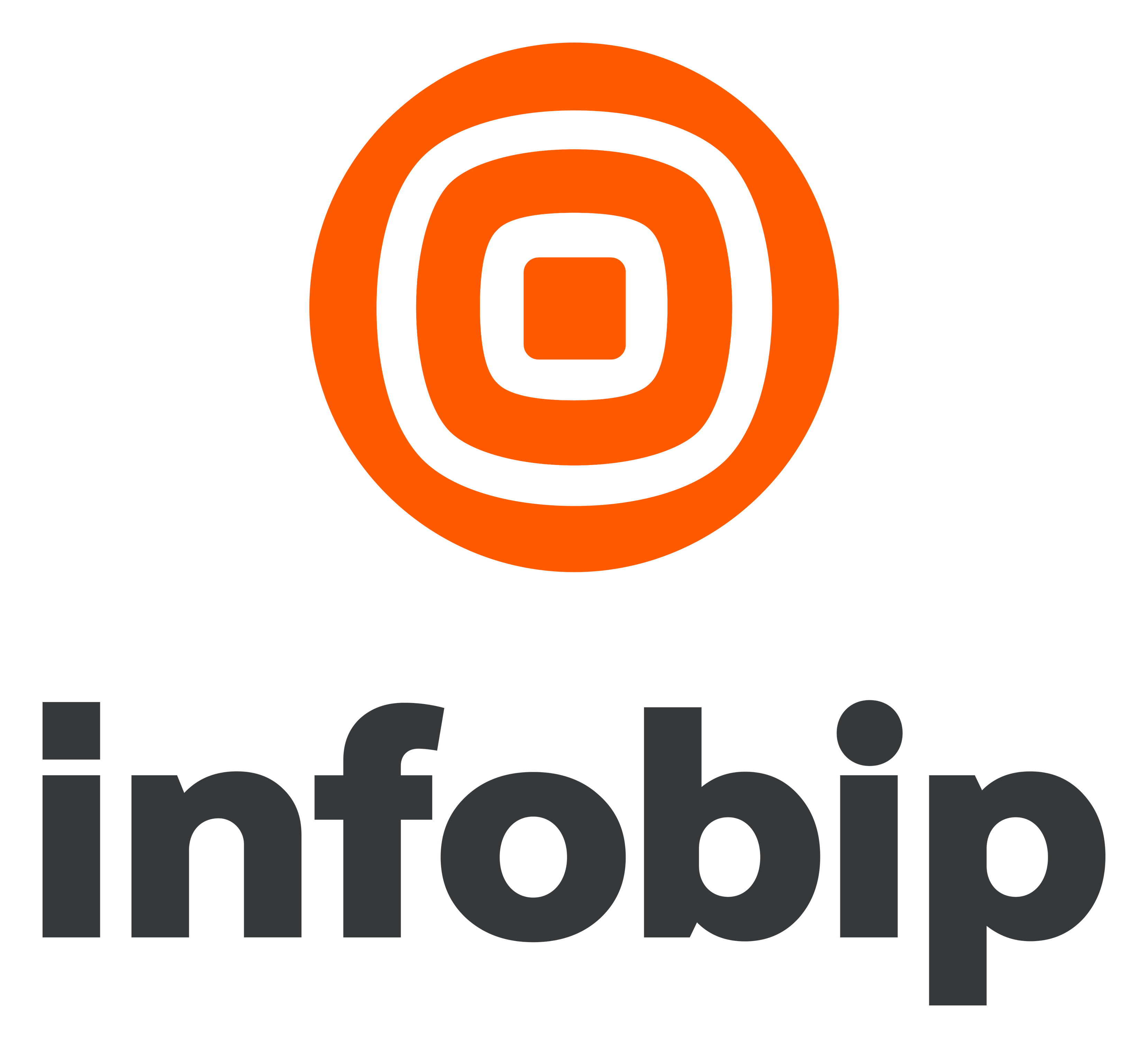 Infobip logo on a transparent background