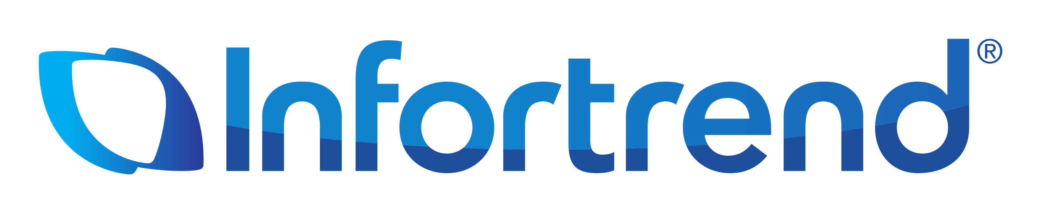 Infortrend logo on a transparent background