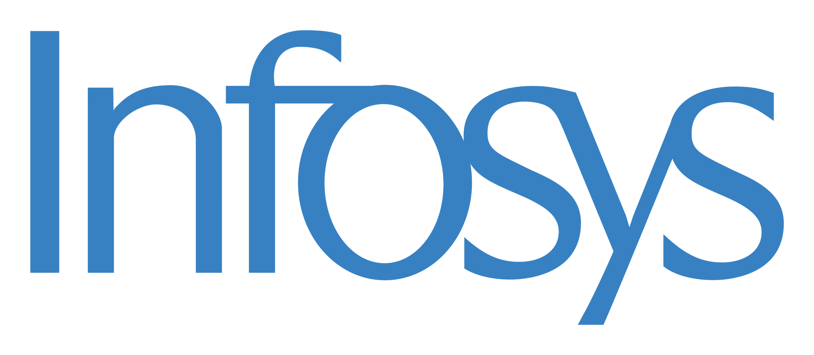 Infosys logo on a transparent background