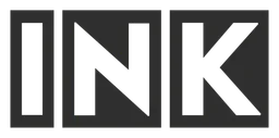 Ink logo, black version, on a transparent background