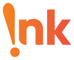 Ink logo, horizontal version, on a transparent background