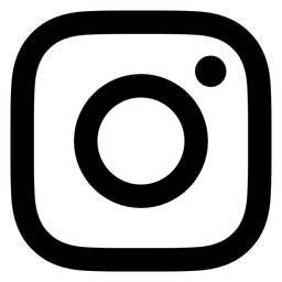 Instagram Glyph logo, black icon version, on a transparent background