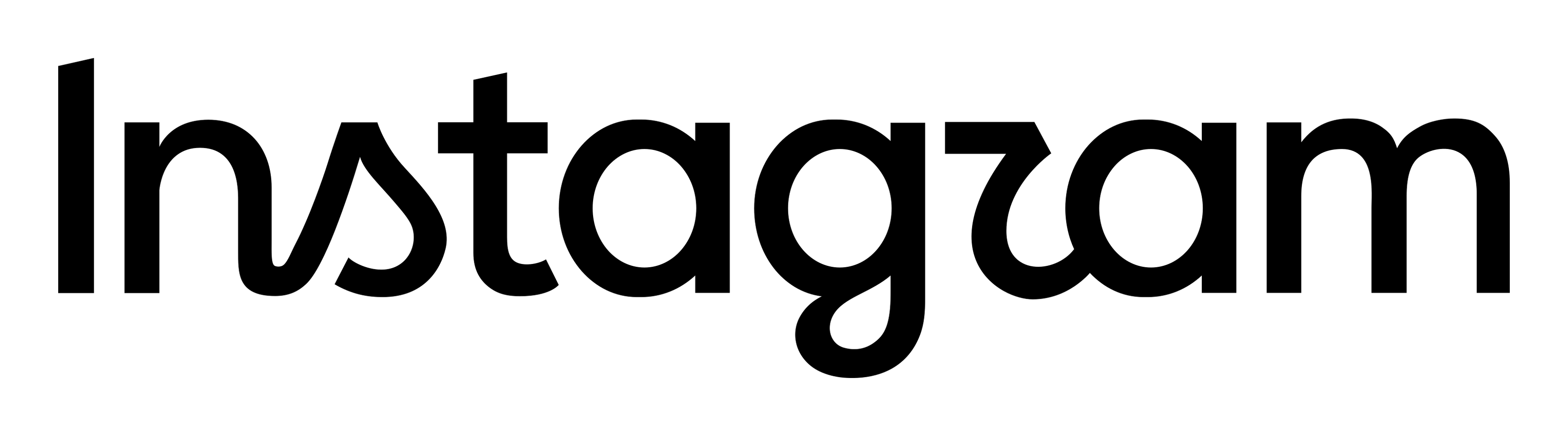 Instagram logo on a transparent background