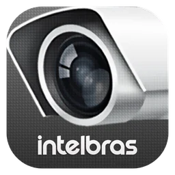 Intelbras logo, monochrome icon version, on a transparent background
