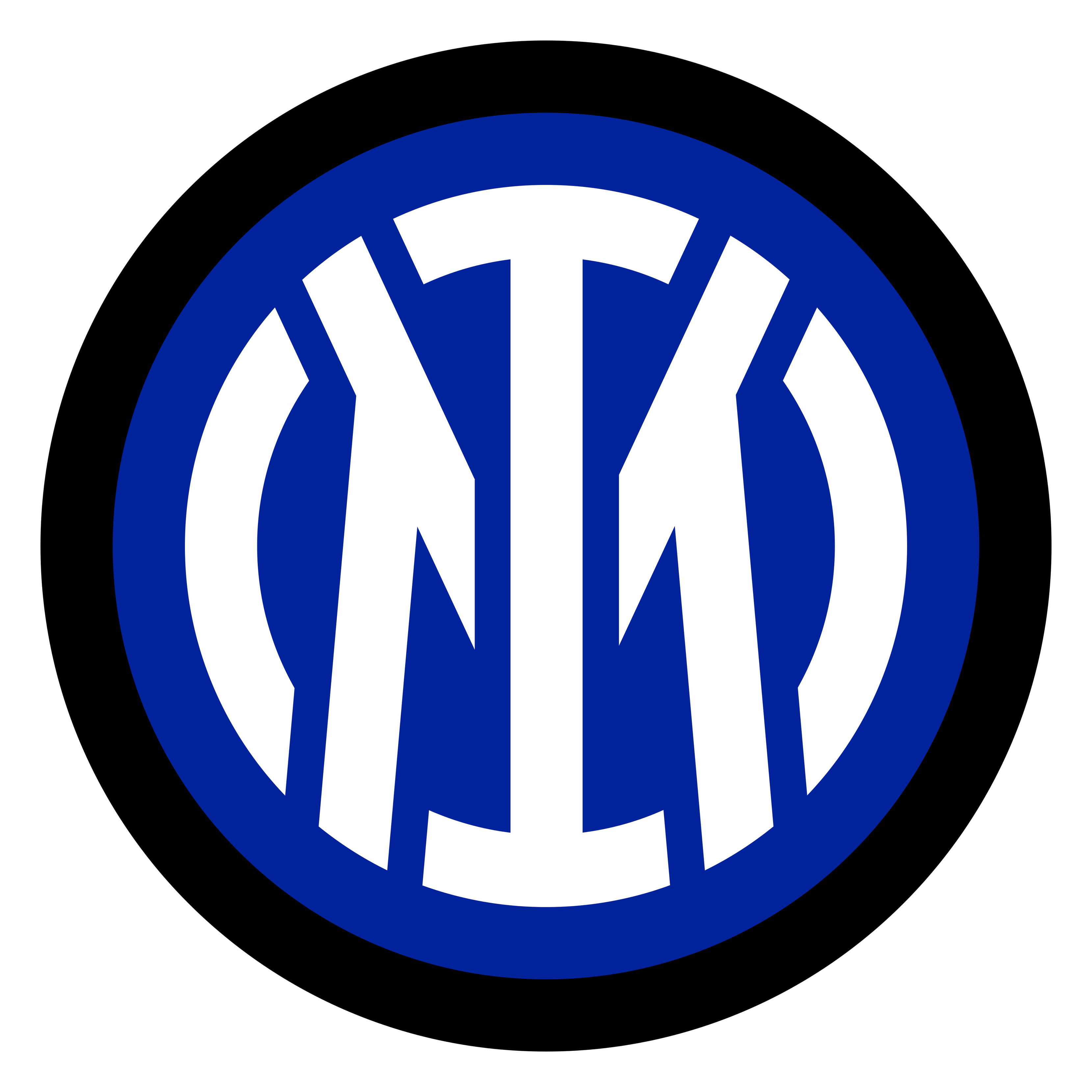 Inter Milan logo on a transparent background