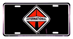 Logo de International Trucks, versión negro, sobre fondo transparente