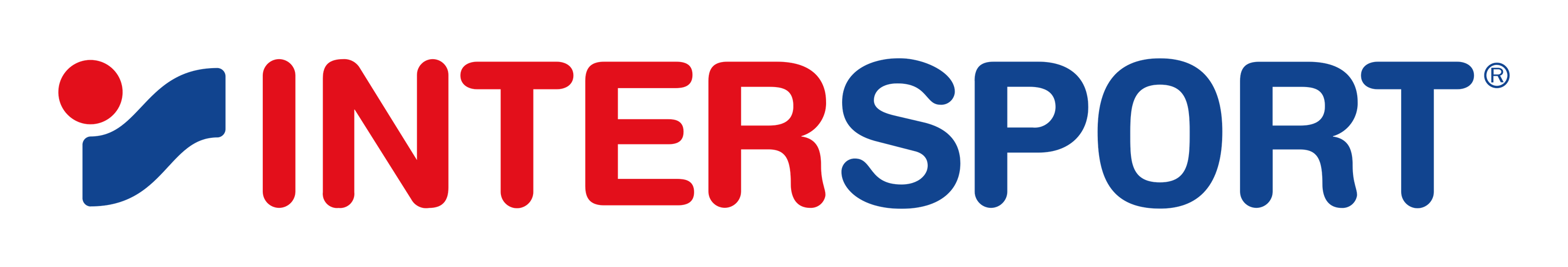 Intersport logo on a transparent background