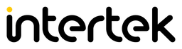 Intertek logo, black wordmark version, on a transparent background
