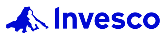 Invesco logo on a transparent background