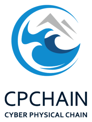 Iot Chain logo, horizontal version, on a transparent background
