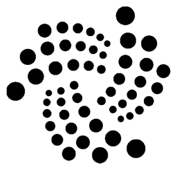 Iota logo, black icon version, on a transparent background