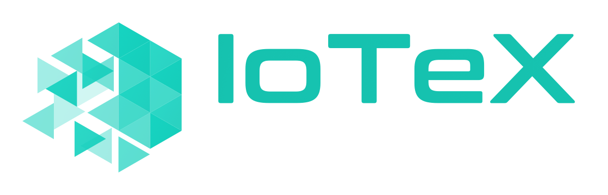 Iotex logo on a transparent background